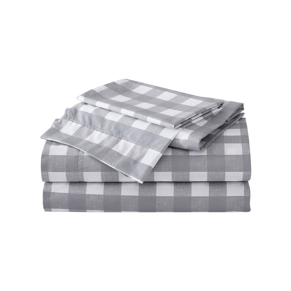 Eddie Bauer Soft & Breathable Cotton Percale Deep-Pocket Sheet Set
