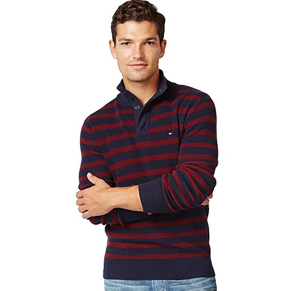tommy striped sweater