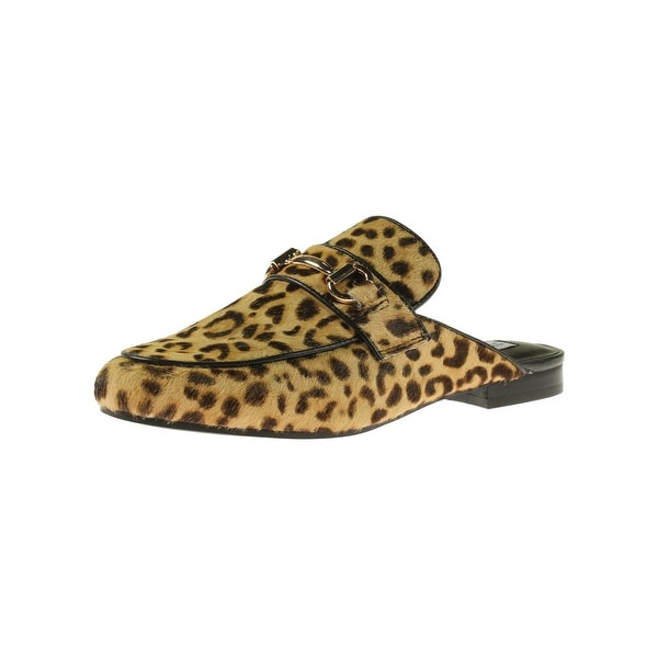 steve madden animal print mules