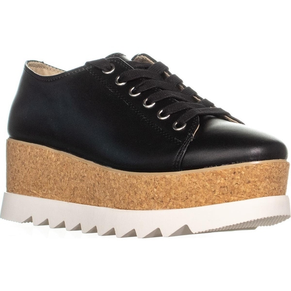 steve madden leather platform sneakers