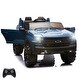 preview thumbnail 10 of 23, 24V Kids Electric Vehicle Baby Car Licensed Chevrolet Silverado Blue