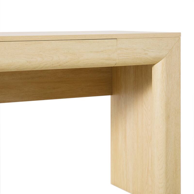 Walker Edison Modern Waterfall Writing Desk