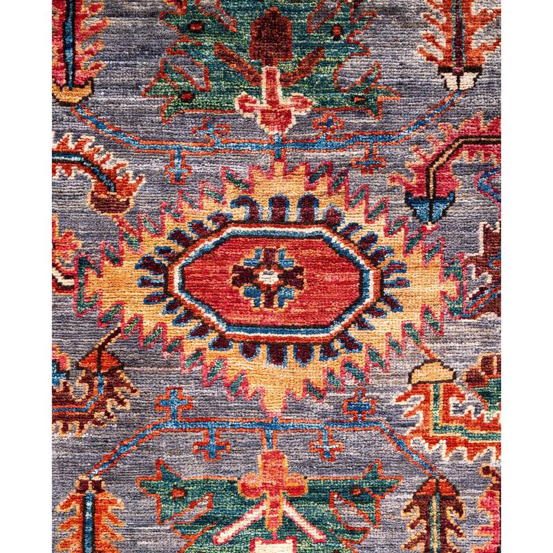 Serapi One-of-a-Kind Hand-Knotted Area Rug - Gray - 4' 2" x 5' 11"