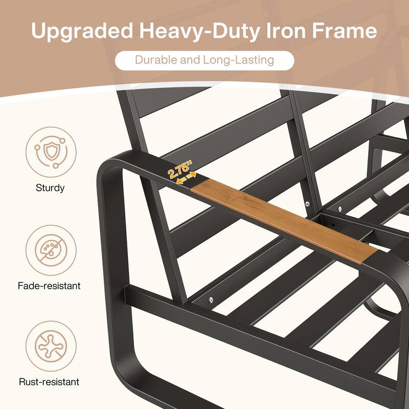 5-Piece Outdoor Patio Conversation Set