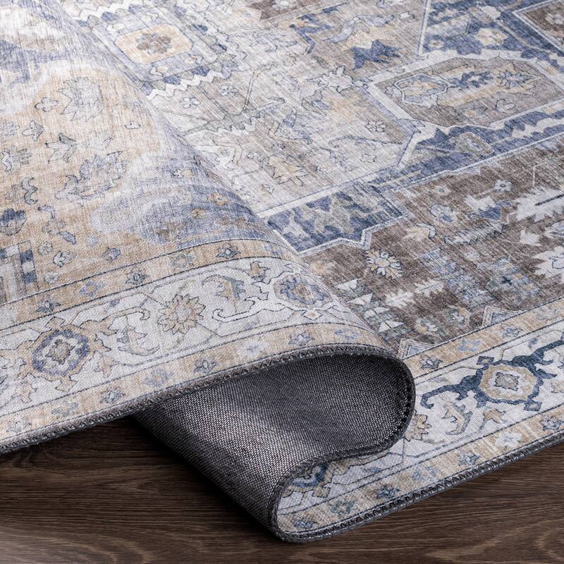 Livabliss Mitika Vintage Medallion Area Rug