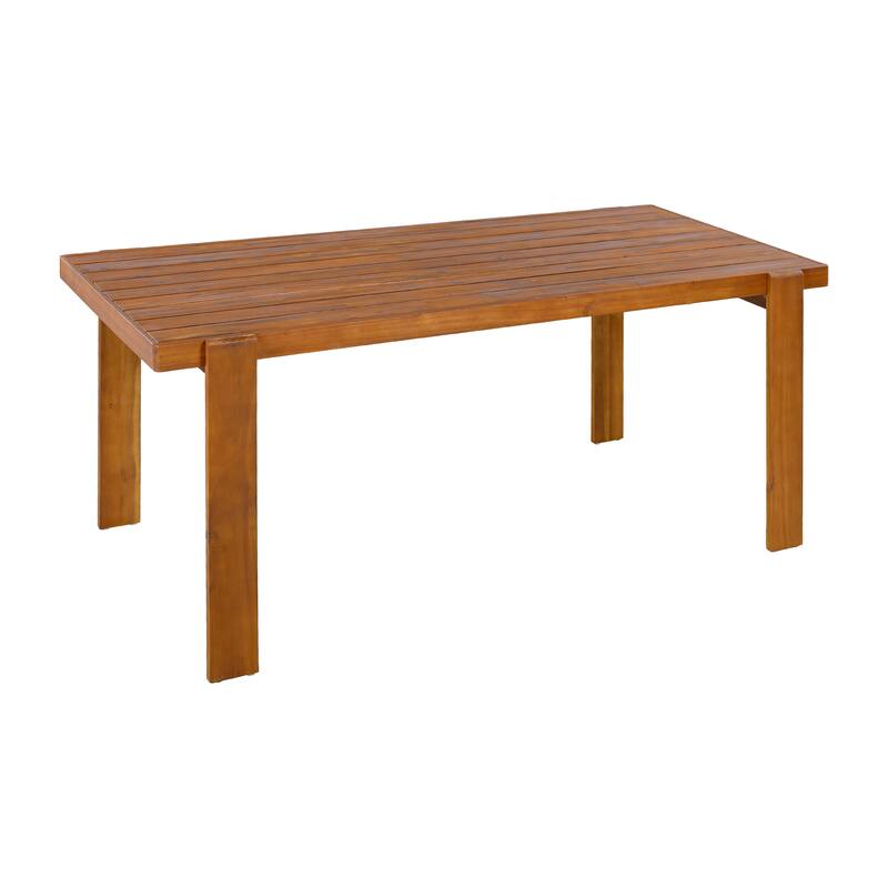 Christopher Knight Home - Ardena Modern Solid Wood Outdoor Dining Set with Round Back Cushioned Chairs