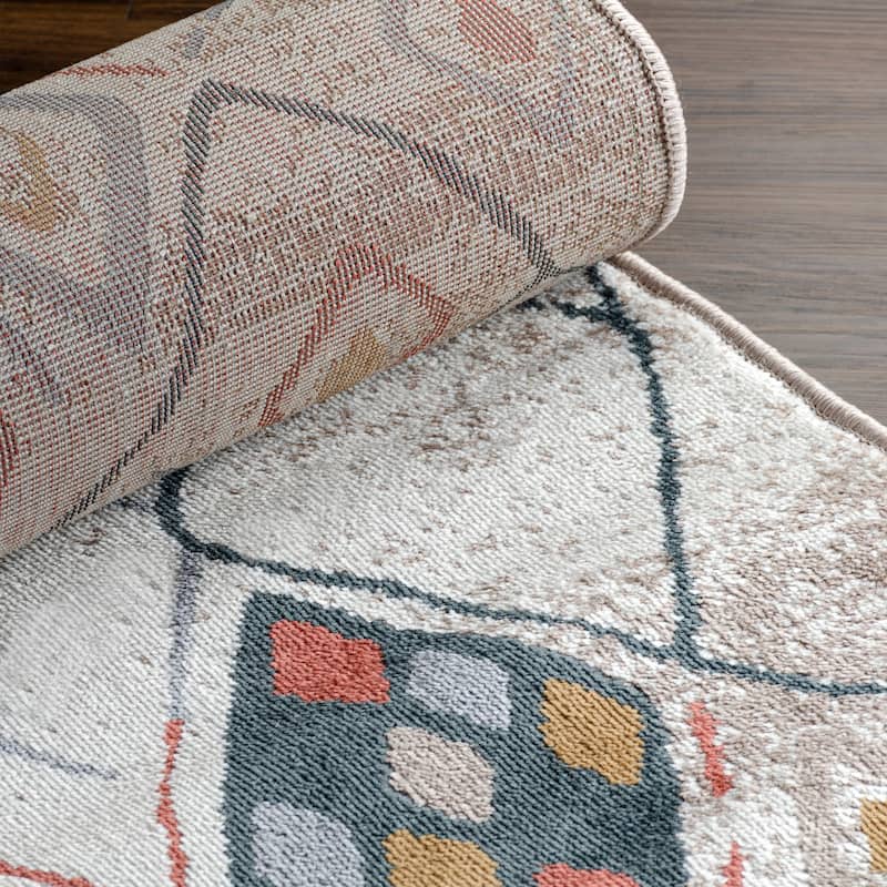 Superior Modern Geometric Southwestern Indoor Area Rug