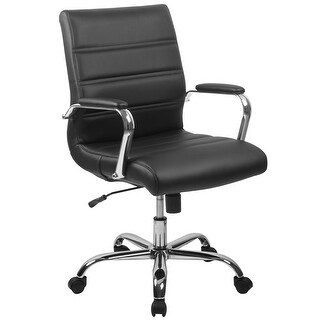 Mid-back LeatherSoft Executive Swivel Office Chair