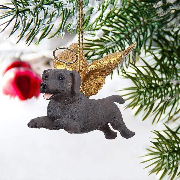 Design Toscano Weimaraner Angel Dog Christmas Ornament Bed Bath