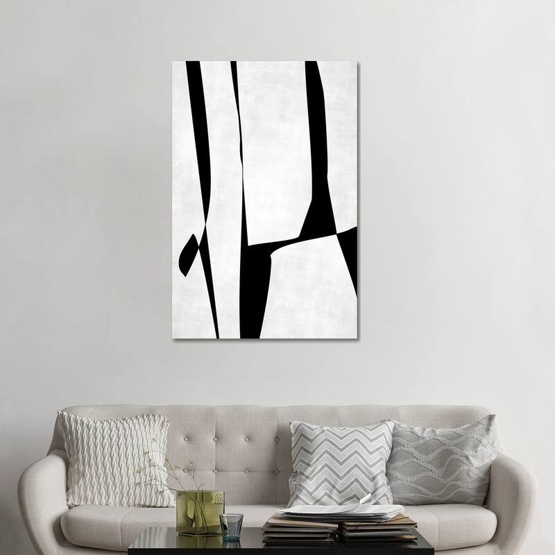 iCanvas "Minimalist B&W I" by EmcDesignLab Canvas Print - 48x32x1.5