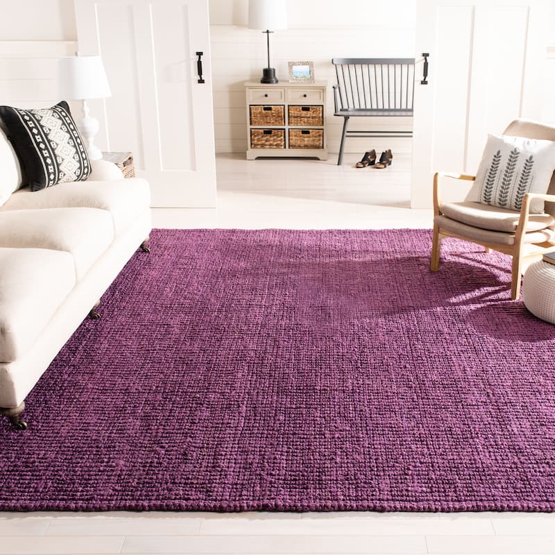 SAFAVIEH Jerneja Handmade Solid Chunky Jute Area Rug