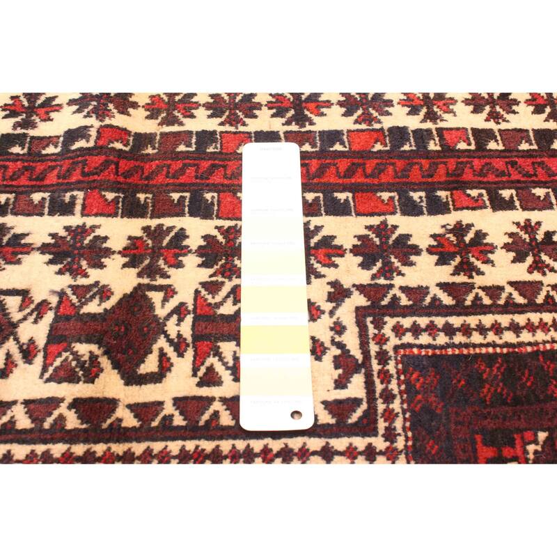ECARPETGALLERY Hand-knotted Teimani Cream Wool Rug - 3'2 x 4'9