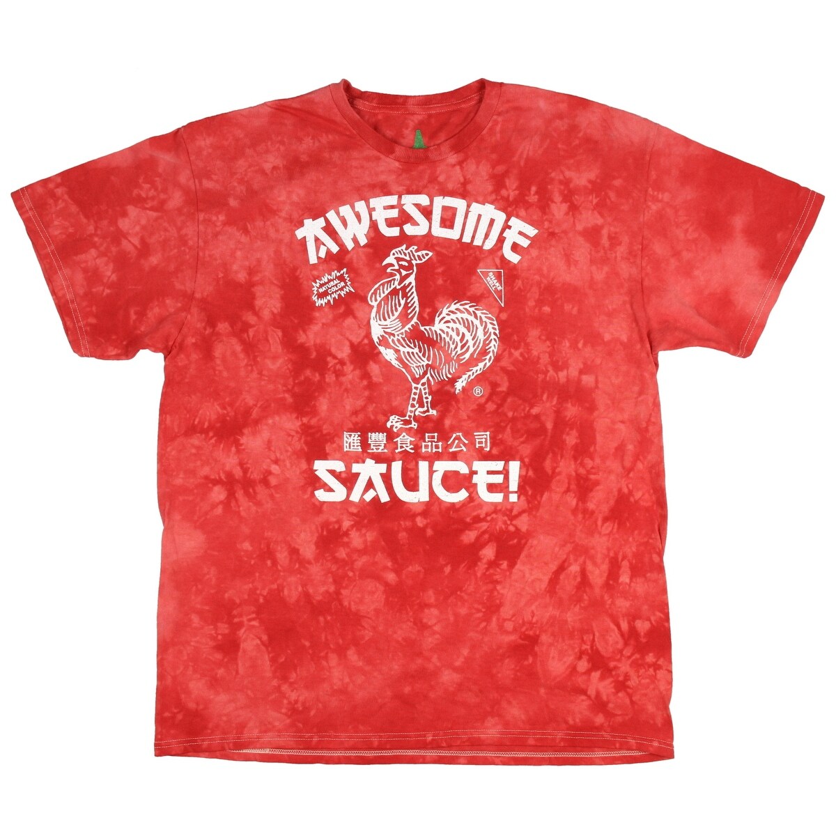 Shop Sriracha Mens Hot Chili Awesome Sauce Label Acid Wash T Shirt