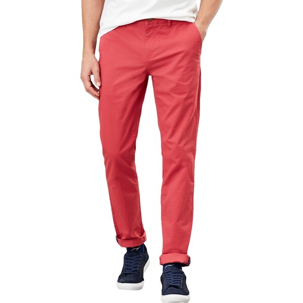 Joules Mens Chino Pants Slim Fit Relaxed Look - Medium Rose - Overstock ...