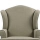 preview thumbnail 106 of 119, 31" W Modern Upholstered Linen Wing Back Accent Chair with Rolled Arm