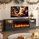 preview thumbnail 22 of 42, Bossin 70" Fireplace TV Stand with 36" Electric Fireplace, TV Stand for TVs Up to 80", 20 Colors LED Lights/Entertainment Center