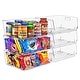 preview thumbnail 15 of 22, Sorbus Stackable Storage Bins Acrylic Open Front Clear Stackable Storage Bins for Pantry Kitchen (Large)