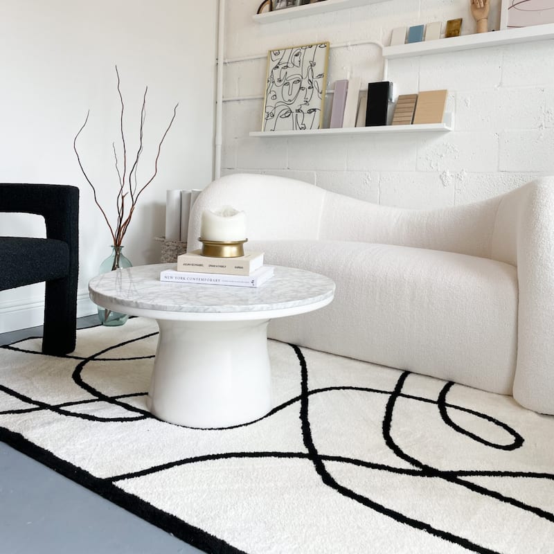Cajal Abstract Modern Area Rug