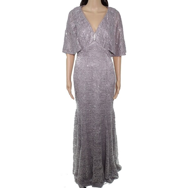 silver embellished gown