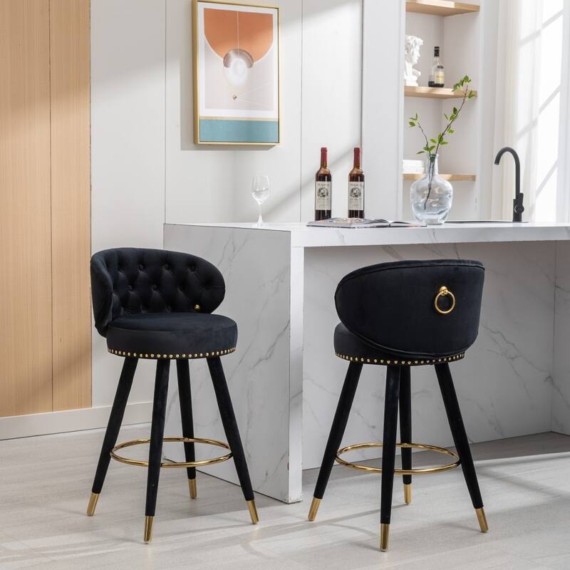 Counter Height Bar Stools Set of 2 - 20.87*19.88*36.61Inch