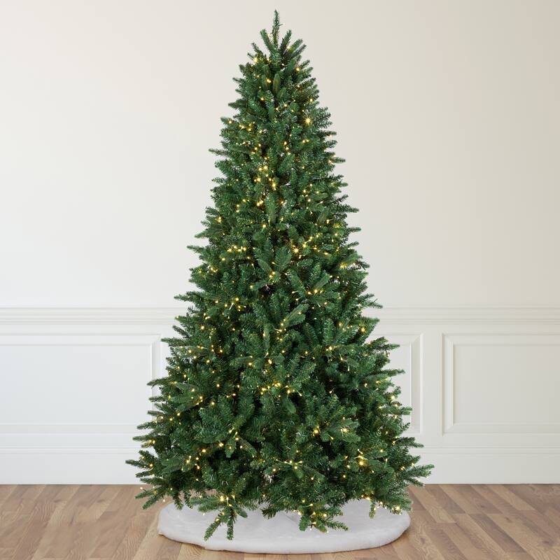 Real Touch™ Elite Pre-Lit Calgary Pine IPT Artificial Christmas Tree - 12' Dual Color LED - over-10-feet