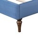preview thumbnail 11 of 16, Platform Bed With Wooden Slat and Metal Support legs
