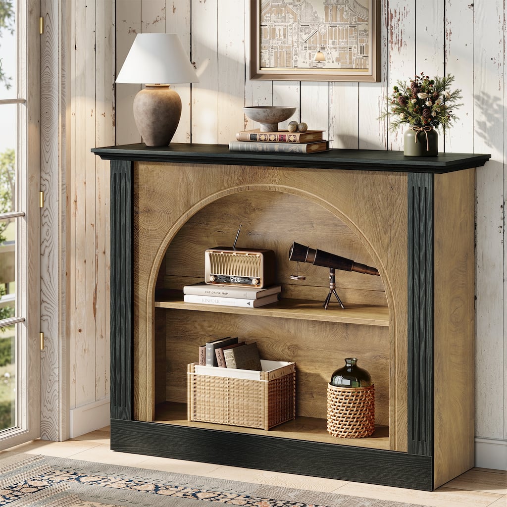 3-Tier Console Table with Storage for Foyer, Hallway, Living Room
