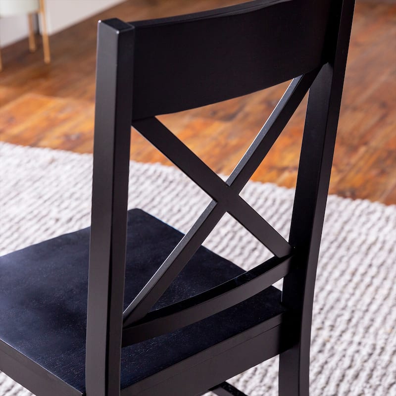 Middlebrook Antique X-Back Dining Side Chairs (Set of 2)