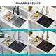 preview thumbnail 16 of 122, KRAUS Bellucci Workstation Undermount Granite Composite Kitchen Sink