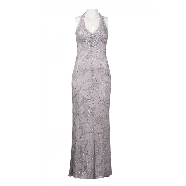 beaded floral dress