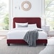 preview thumbnail 5 of 52, Celine Channel Tufted Performance Velvet Queen Platform Bed