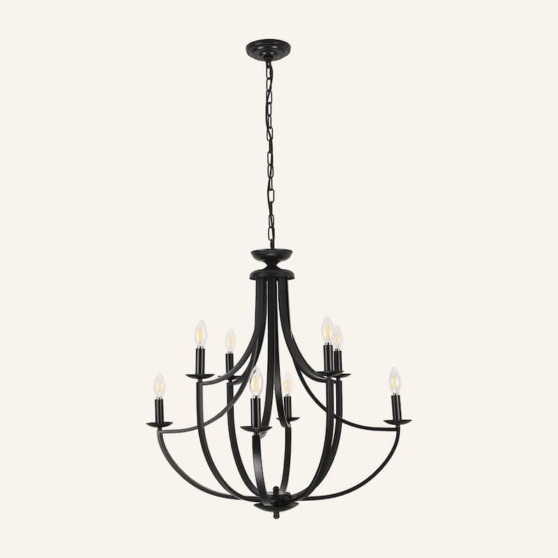 8-light Dimmable Chandelier
