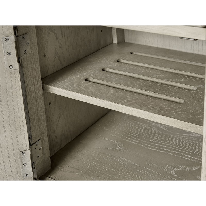 Origins by Alpine Newport Wood TV Console in Sand