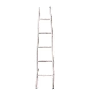 Decorative Painted Wood Blanket Ladder