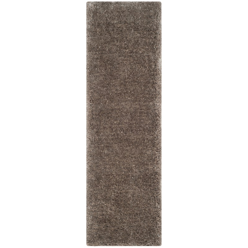 SAFAVIEH Handmade South Kaelyn Deborah Shag Solid Polyester Rug