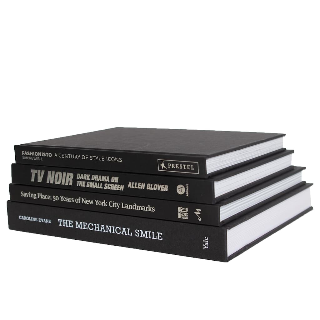Books Black Decorative Accessories: Onyx & Silver ColorStak