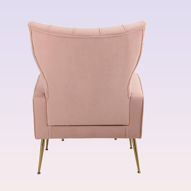 Modern Accent Chair with Ottoman for Living Room