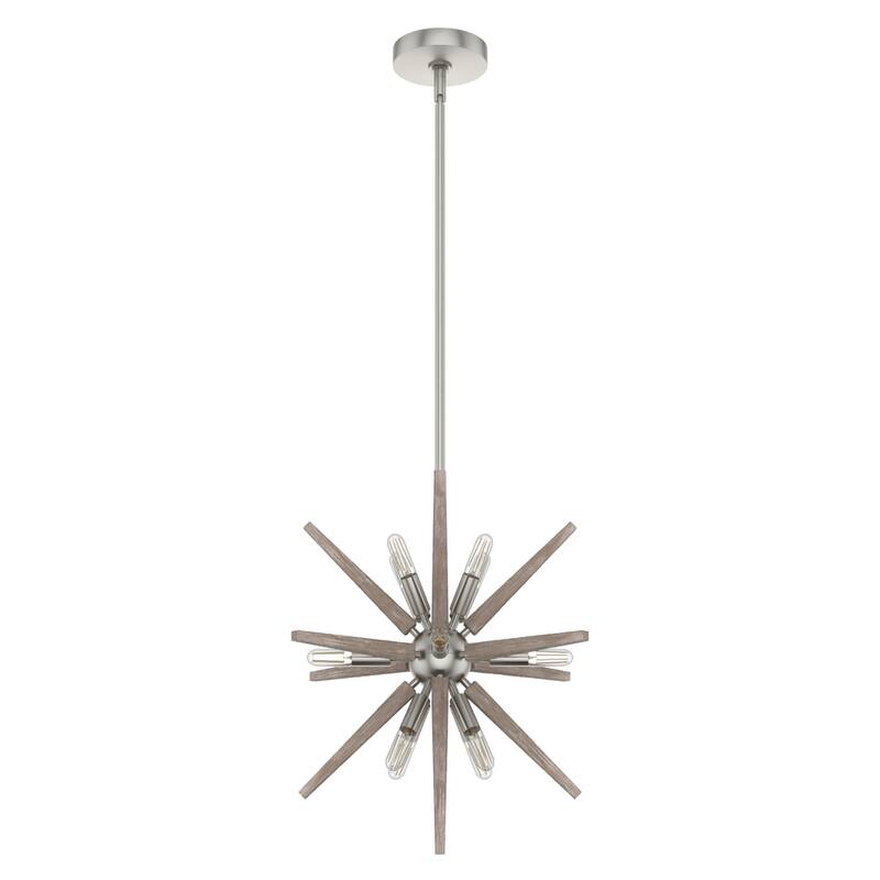Hunter Jupiter Star Pendant - Entry, Dining Room - Mid-Century Modern, Sputnik