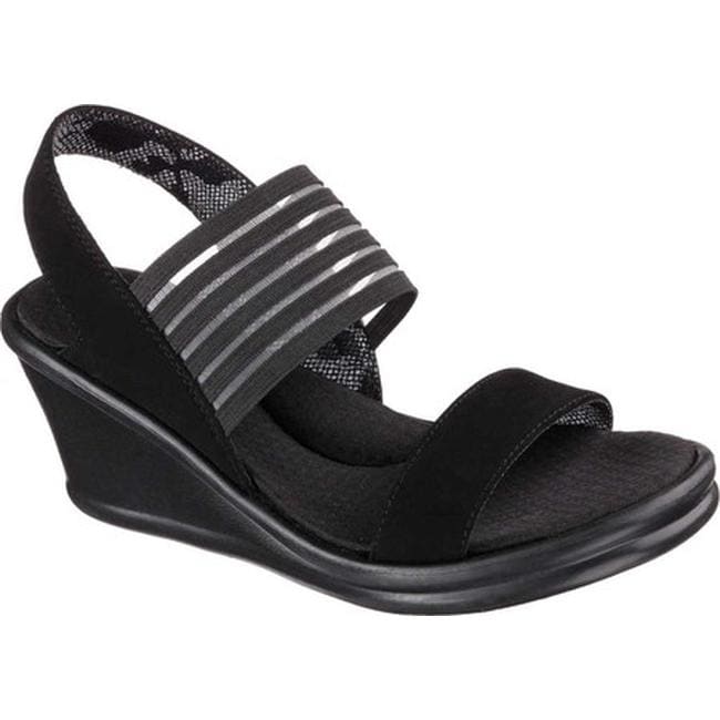 buy \u003e black skechers sandals, Up to 63% OFF