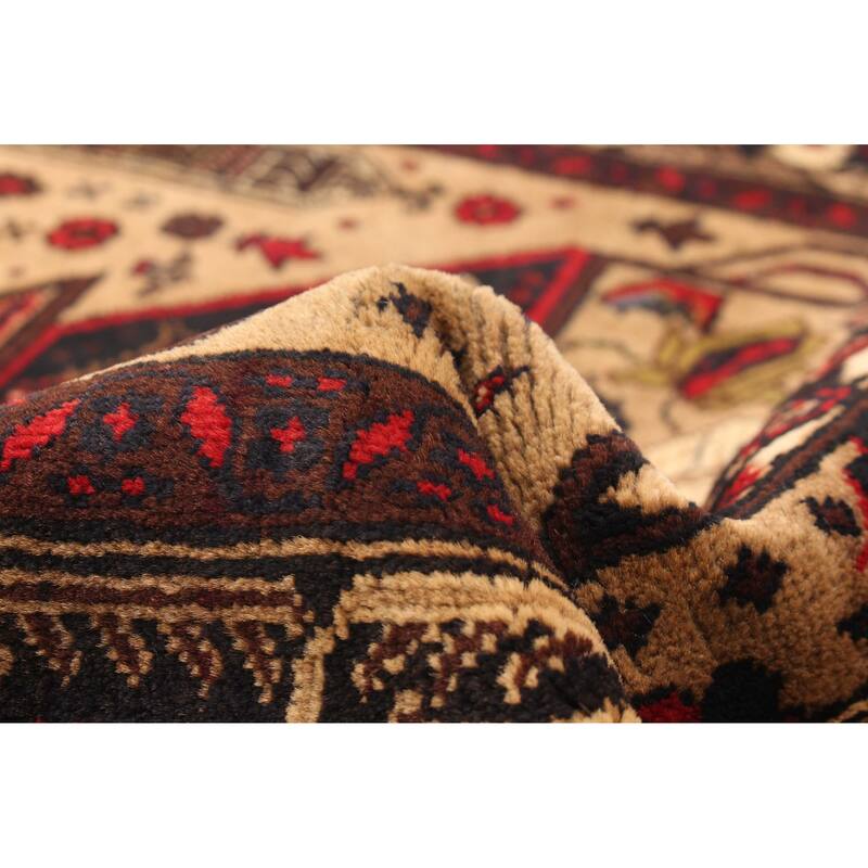 ECARPETGALLERY Hand-knotted Teimani Beige Wool Rug - 3'1 x 4'9