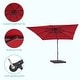 preview thumbnail 31 of 36, 8.2 x 8.2 Ft Patio Offset Umbrella w/Steel Frame and Angle Adjustment
