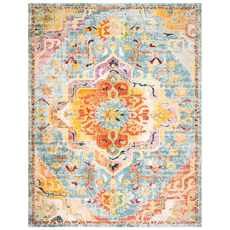 SAFAVIEH, Crystal Naimat Vintage Boho Medallion Rug