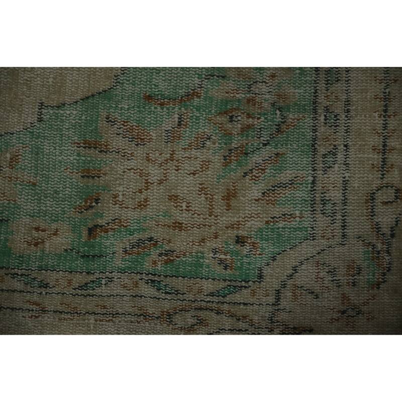 Hand Knotted Oriental 100% Wool Carpet Transitional Floral Beige & Ivories Anatolian Area Rug - 8' 3'' X 5' 3''