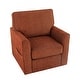 preview thumbnail 12 of 54, 360° Swivel Chair Accent Barrel Armchair Swivel Sofa Chair with Side Pockets for Living Room, Bedroom, Office and Hotel