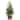 Kurt Adler 24-Inch Berries and Plaid Ribbon Green Tree