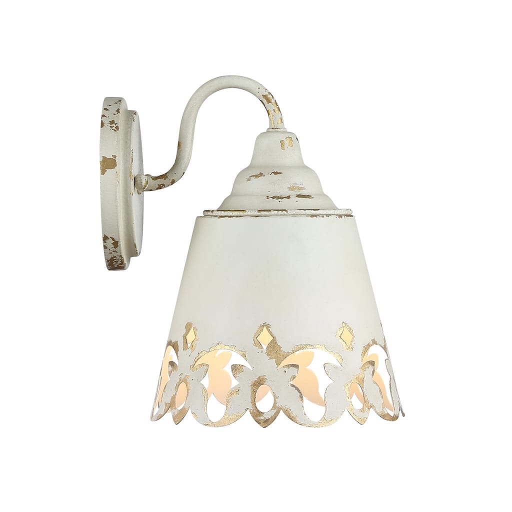 Golden Lighting 0883-BA1 Eloise 10" Tall Bathroom Sconce