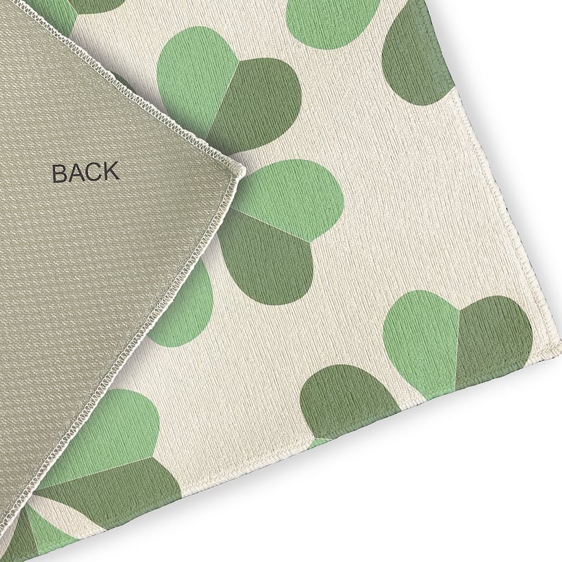 Lucky Patch St. Patrick's Day Chenille Indoor/Outdoor Rug