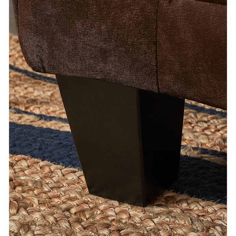 Serta Copenhagen 61" Loveseat for Two People, Pillowed Back Cushions and Rounded Arms, Durable Modern Upholstered Fabric