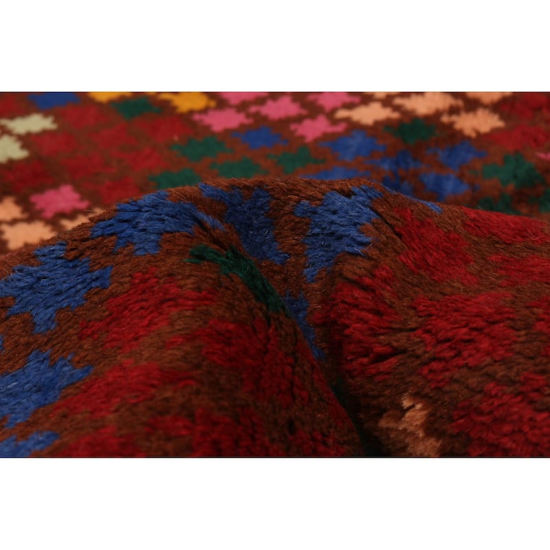 ECARPETGALLERY Hand-knotted Akhjah Brown Wool Rug - 6'6 x 7'9
