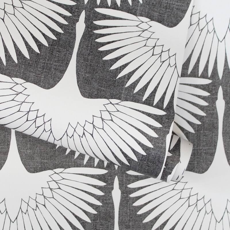 Genevieve Gorder Feather Flock Removable Peel and Stick Wallpaper
